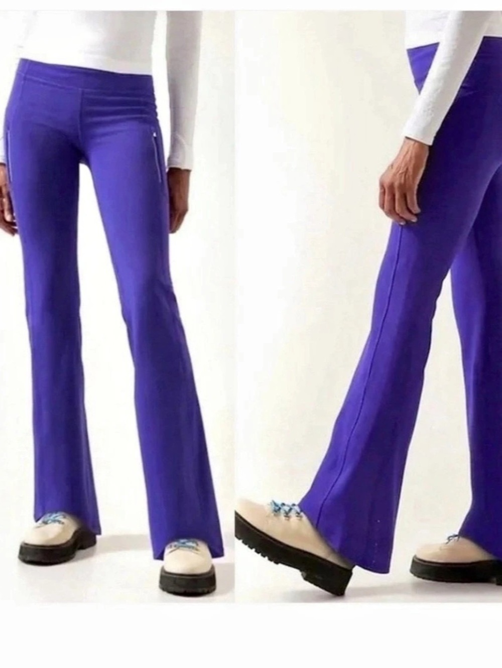 Athleta Rainier Bootcut Pant Athletic Pants in Purple Large